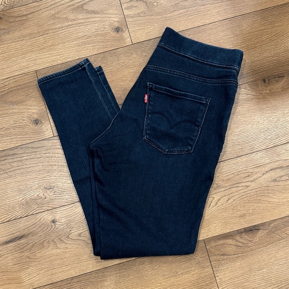 Levi's Denim - Levi's Women's Dark Blue Jeggings Shaping Leggins Elastic Waist Size 28